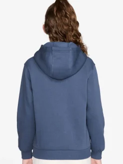 Mystic Navy - Sweat à capuche Nike Club en polaire à enfiler