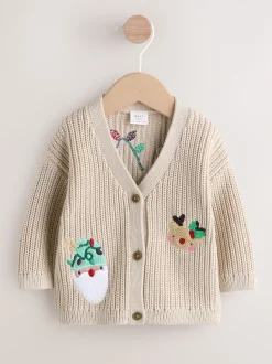 Nature Oh What Fun Noël - Cardigan en maille pour bébé