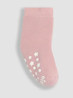 Naturel Rose - Jojo Maman Bébé Paquet de 3chaussettes très épaisses