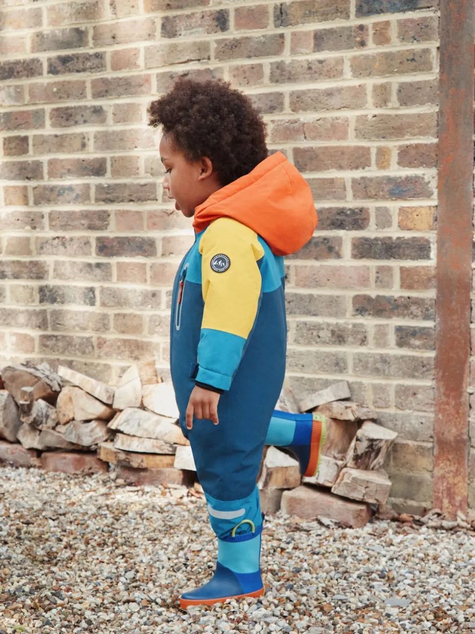 Navy Colourblock (en) - Combinaison de neige imperméable (3mths-7yrs)