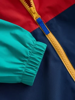 Navy Colourblock (en) - Combinaison imperméable doublée de polaire (3mths-7yrs)