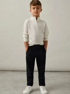 Neige - Pull Reiss Blackhall à quart de zip en laine mérinos