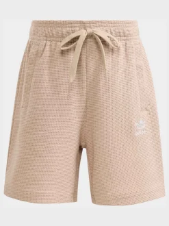 neutre - adidas Originals Ensemble T-shirt et Shorts oversize gaufrés Little Kids