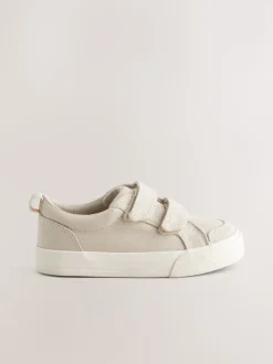 neutre - Baskets à deux lanières à fermeture tactile