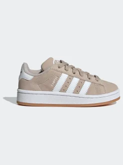 neutre - Baskets Adidas Original Campus 00s à lacets élastiques pour enfant