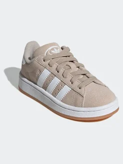 neutre - Baskets Adidas Original Campus 00s à lacets élastiques pour enfant