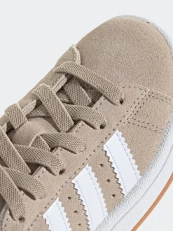 neutre - Baskets Adidas Original Campus 00s à lacets élastiques pour enfant