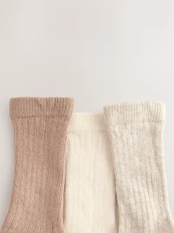neutre - Chaussettes côtelées bébé 3 Lot de (0mois-2ans)