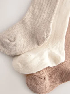 neutre - Chaussettes côtelées bébé 3 Lot de (0mois-2ans)