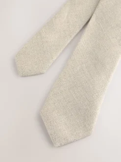 neutre - Cravate en lin (3-16 ans)