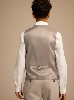 neutre - Ensemble gilet et cravate (12mois-16ans)