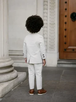 neutre - Ensemble pantalon blazer et nœud papillon (3mois à9ans)