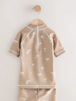 neutre - Ensemble Rash Gilet et short stretch (3mois-7ans)