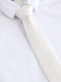 Neutre à pois - Cravate (3-16 ans)