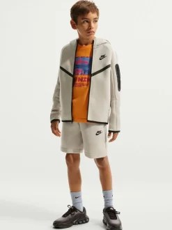 neutre - Short Nike Tech en molleton