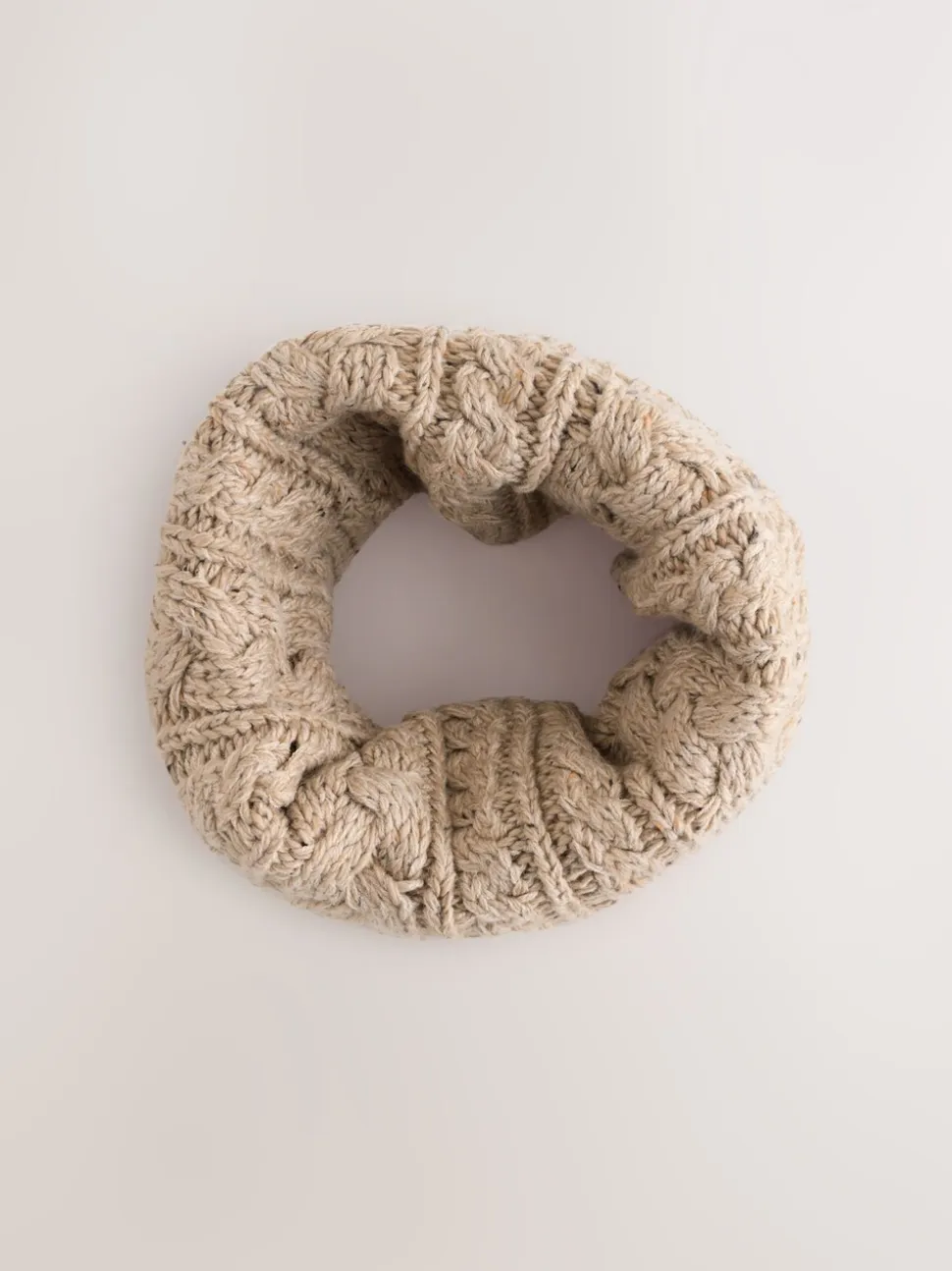 neutre - Snood en tricot torsadé (1-16ans)