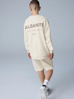 neutre - Sweat-shirt smALLSAINTS oversize Underground Col rond