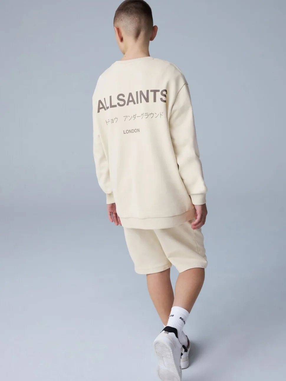 neutre - Sweat-shirt smALLSAINTS oversize Underground Col rond