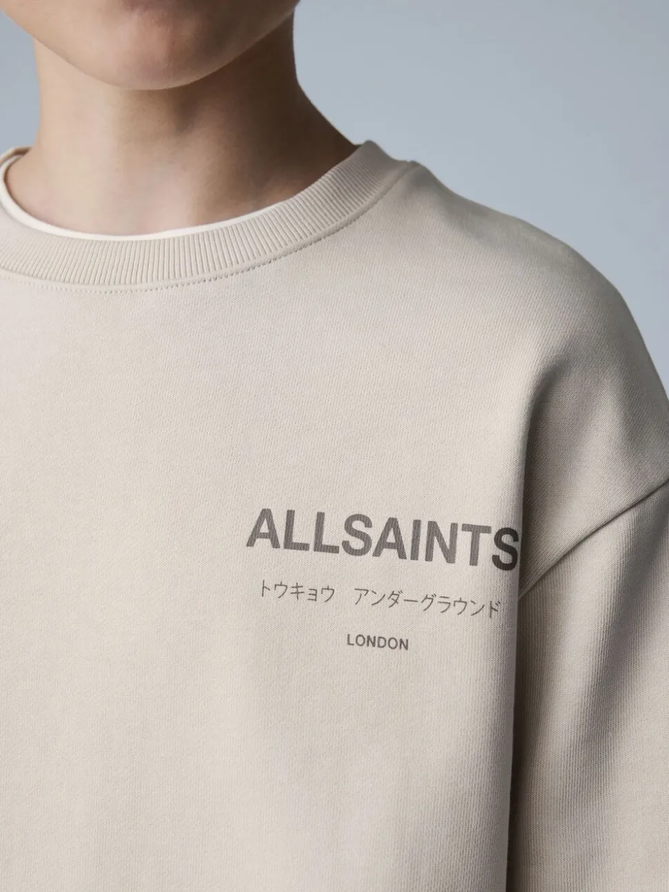 neutre - Sweat-shirt smALLSAINTS oversize Underground Col rond