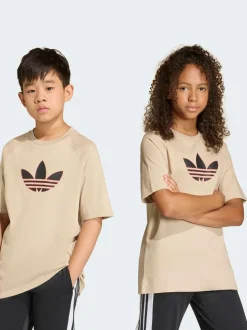 neutre - T-shirts Adidas Original oversize Trefoil