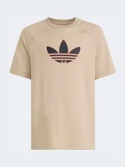 neutre - T-shirts Adidas Original oversize Trefoil