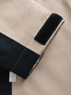 neutre - Veste à capuche imperméable doublée de polaire (3-17ans)