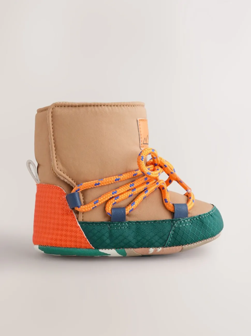 Neutre effet color block - Bottes de neige matelassées bébé (0-2mois)