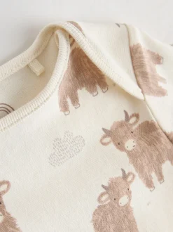 Neutre Hamish - Lot de 3 bodies bébé à manches longues