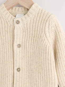 Neutre Milk Club - Cardigan épais brodé en maille pour bébé