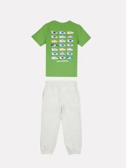 New Balance 327 Ensemble T-shirt et Survêtement multi-graphiques