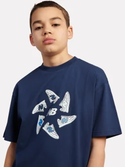 New Balance 327 T-shirts et shorts graphiques Ensemble