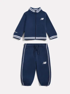 New Balance Ensemble haut en entonnoir zippé en double maille et Survêtement