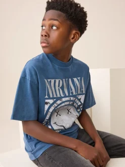 Nirvana bleu indigo - T-shirt pour groupe (3-16ans)