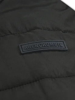 Noir - Abercrombie & Fitch Doudoune mi-épaisse à logo