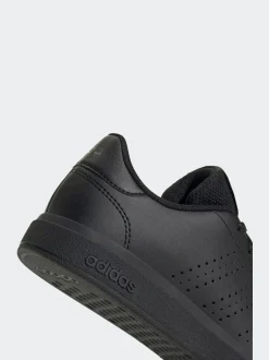 Noir - adidas Advantage Base 2.0 Baskets Dentelle Junior