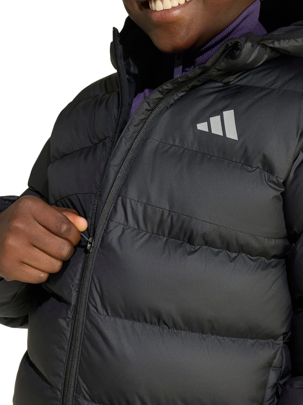 Noir - adidas Doudoune Synthétique pour enfant