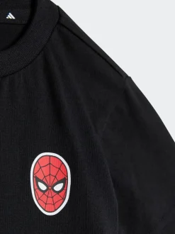 Noir - adidas Ensemble t-shirt et short Marvel Spider-Man bébé
