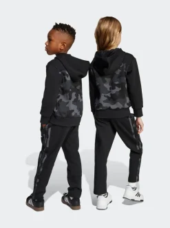 Noir - adidas Essentials Survêtement polaire camouflage Ensemble petits enfants