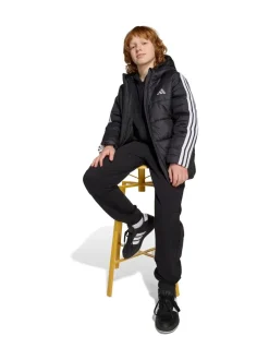 Noir - adidas Essentials Veste matelassée à 3rayures pour enfant