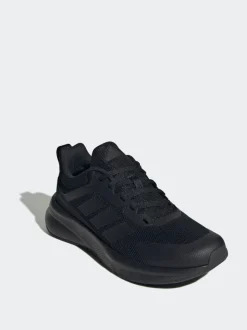 Noir - adidas Fortarun 4.0 Baskets Dentelle Junior