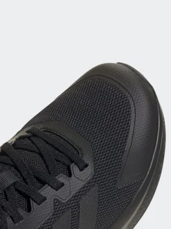 Noir - adidas Fortarun 4.0 Baskets Dentelle Junior