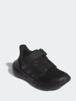 Noir - adidas Tensaur Run 2.0 Baskets enfant à crochets et boucles