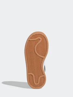 Noir - Baskets Adidas Original Campus 00s à lacets élastiques pour enfant