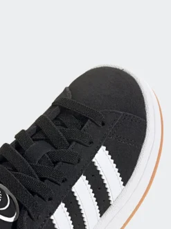 Noir - Baskets Adidas Original Campus 00s à lacets élastiques pour enfant