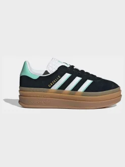 Noir - Baskets Adidas Original Gazelle Bold Junior