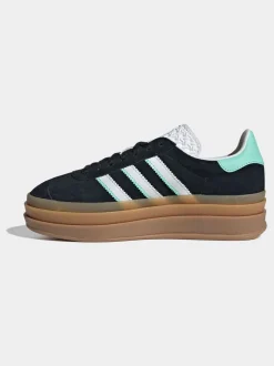 Noir - Baskets Adidas Original Gazelle Bold Junior