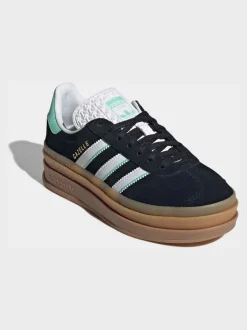 Noir - Baskets Adidas Original Gazelle Bold Junior