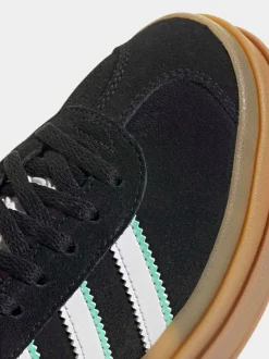 Noir - Baskets Adidas Original Gazelle Bold Junior