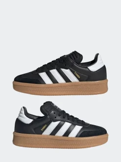 Noir - Baskets adidas Originals Samba XLG en dentelle junior
