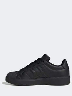 Noir - Baskets adidas Street Talk Dentelle Junior